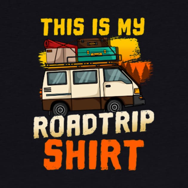 Roadtrip RV Camping Campers Travel Trip Retro by KAWAIITEE